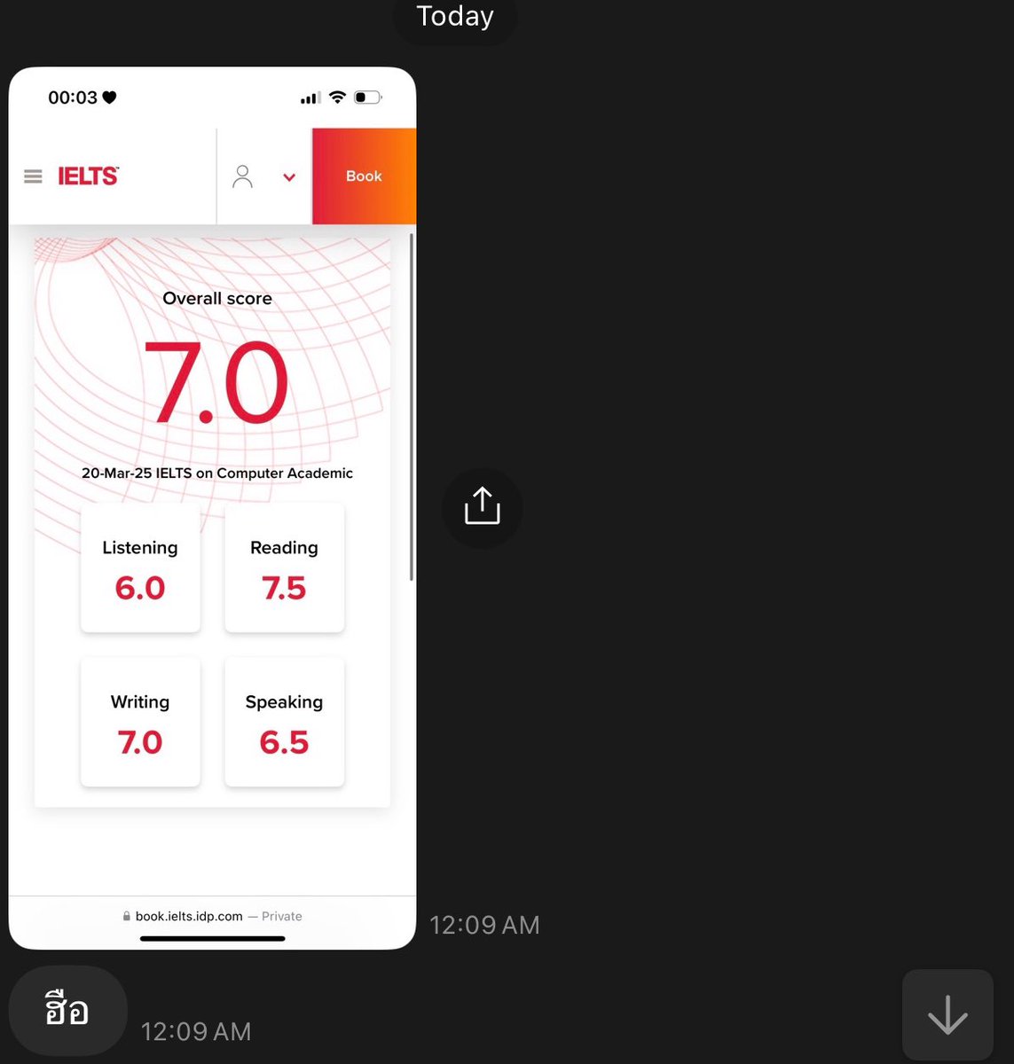 เอน่า ตัวแม่ ตัวจี้ด IELTS OVERALL 7.0/ WRITING BAND 7.0 !!!!!!!

Contact
Line: peeta1921
Twitter : @khaninr1602
IG : ta.isatutor

#dek68 #dek69 #dek70 #ielts #เรียนielts #ติวเตอร์ielts #รีวิวielts #รับสอนielts #สอนielts #BBA #BBATU #เด็กอินเตอร์ https://t.co/IMViodTnZs