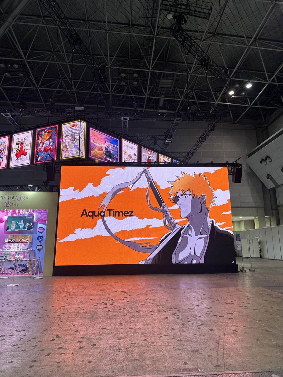 AquaTimezStaff's tweet photo. BLEACH 黒崎一護 × AquaTimez 太志

#AquaTimez ボーカル・太志が
アニメジャパン2025
アニプレックスブースに遊びに行かせていただきました！

「OLDROSE」MV
https://t.co/qW4Zc1OKnI

#BLEACH #BLEACH_anime
#OLDROSE
#AquaTimez
#太志 https://t.co/bPn8cP5CyW