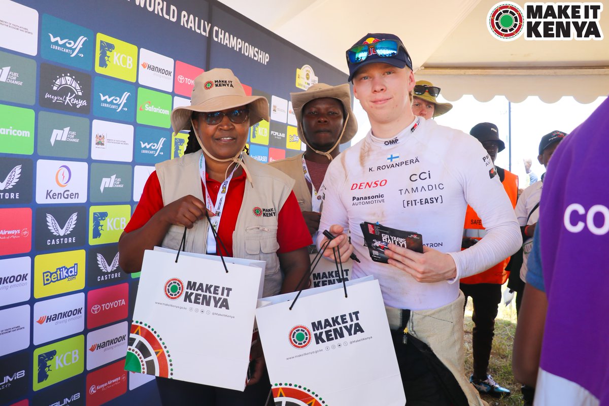 MakeItKenya's tweet photo. At the #SafariRallyKenya, we are positioning Kenya as the preferred destination for trade, investment, and adventure. Let's #MakeItKenya at #WRC2025.

@SafariRallyWRC @OfficialWRC @moyasa_ke https://t.co/7Qs31s4SOm