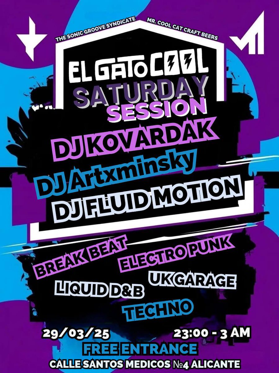 FM1980's tweet photo. Playing a UKG set from 23-00 h at this new night in Alicante on Sat 29/3... 
#ukg #elgatocool #alicante https://t.co/67GU4zNbLB