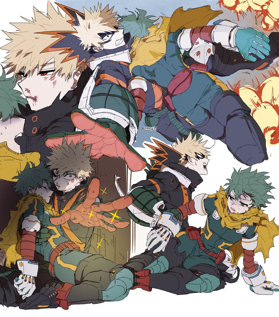 #勝デ 
캇데쿠 걍 욕망의 항아리 분출 낙서...의학드라마 보는데 내상이 더 위험하다 하더라구욯ㅎ