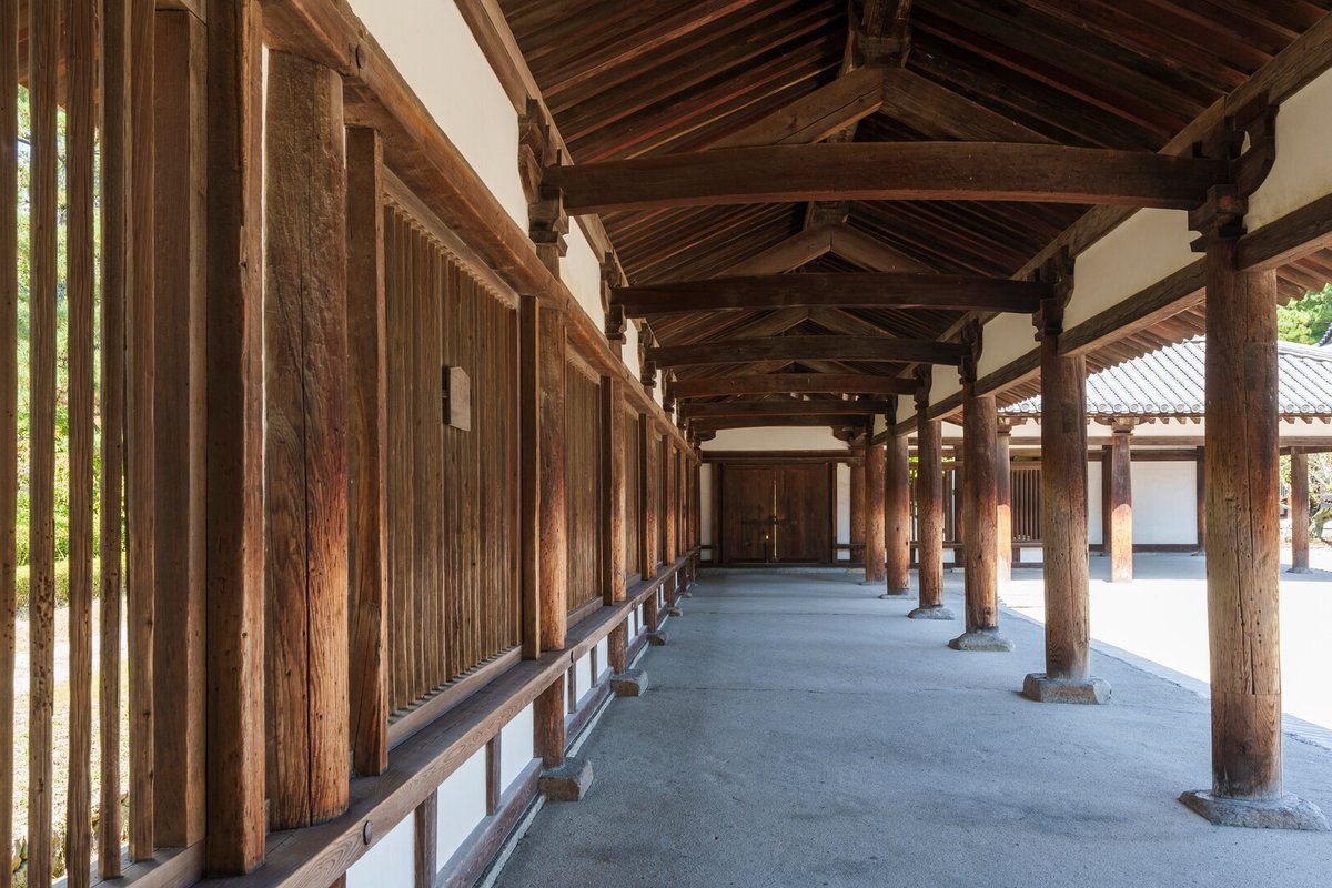 japanhouseldn's tweet photo. Hōryū-ji, designated Japan’s first UNESCO World Heritage Site in 1993, is the world’s oldest surviving wooden structure, built 1,300 years ago.

See the rare wooden design boards during the temple’s restoration in 'The Craft of Carpentry' exhibition: https://t.co/5Ps7a79xx8 https://t.co/fdQTCdxI8E