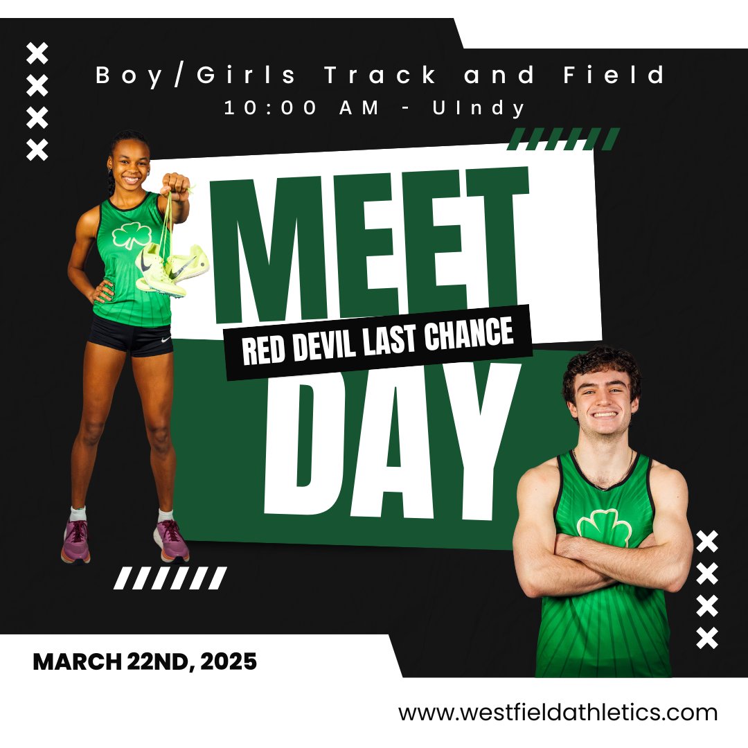 rocksathletics's tweet image. ☘️MEET DAY☘️

☘️Red Devil Last Chance HSR Qualifier
📍University of Indianapolis
⏰10:00 AM
🎟️gofan.co/event/2732091?…