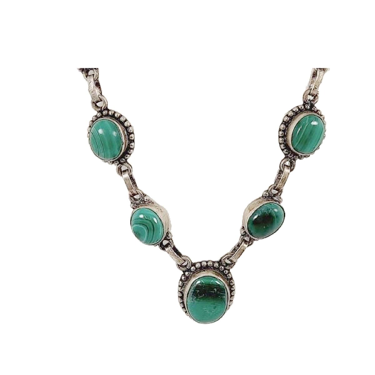 JunkYardBlonde's tweet photo. Estate Sterling Silver Malachite Necklace, Tested, Free Shipping https://t.co/VZTB0hNFWe #Etsy #JunkYardBlonde #SterlingMalachite https://t.co/mON4DHImJ5