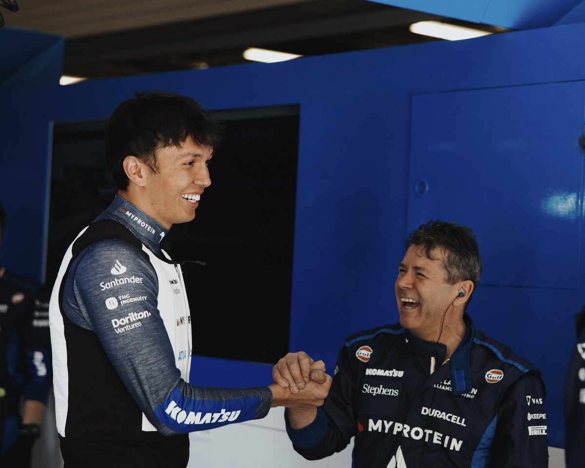 Alex Albon tweet media