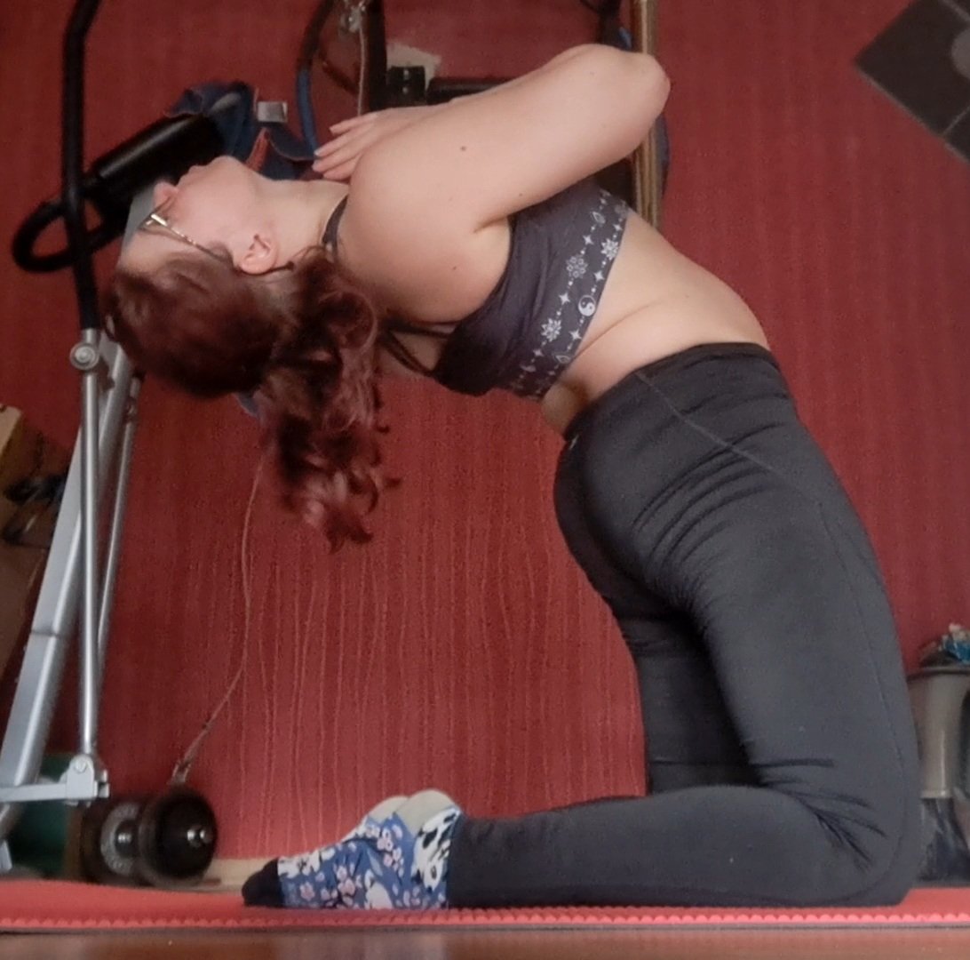 ScarletsFlame's tweet image. After 2,5 months of training.
With some weeks without training
First progress #flextraining #fitness #workout #training