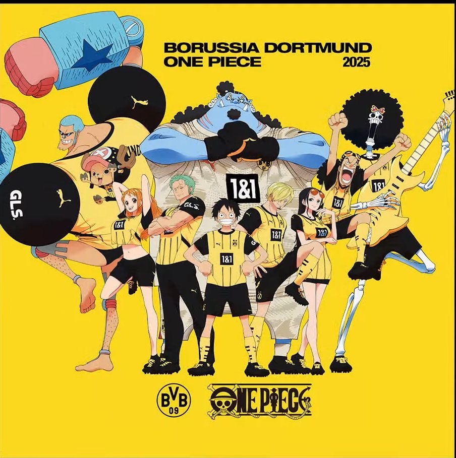 New One Piece x Borussia Dortmund Collab Art !! 

The collab coming in March 30th!
