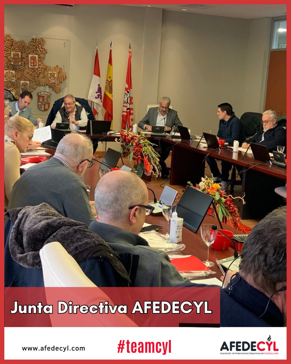 Afedecyl (@afedecyl) on Twitter photo Junta Directiva de AFEDECYL en <a href="/FCyLF/">RFCYLF</a>
La Asamblea General y extraordinaria de elecciones, el próximo el 27 de marzo.
<a href="/fetacyl/">Federación Atletismo CyL</a> <a href="/FBCyL/">FBCyL</a> <a href="/fgolfcyl/">Federación Golf CyL</a> <a href="/FCYLBM/">Federación de Castilla y León de Balonmano</a> <a href="/esgrimacyl/">@EsgrimaCyL</a> <a href="/fpadelcyl/">padelcyl</a> Junta Directiva de AFEDECYL en <a href="/FCyLF/">RFCYLF</a>
La Asamblea General y extraordinaria de elecciones, el próximo el 27 de marzo.
<a href="/fetacyl/">Federación Atletismo CyL</a> <a href="/FBCyL/">FBCyL</a> <a href="/fgolfcyl/">Federación Golf CyL</a> <a href="/FCYLBM/">Federación de Castilla y León de Balonmano</a> <a href="/esgrimacyl/">@EsgrimaCyL</a> <a href="/fpadelcyl/">padelcyl</a>