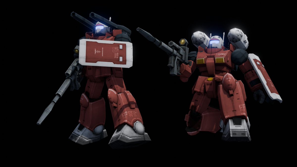 Johnham_141's tweet photo. RCX-76-2B Guncannon Second Type
#blender #Gundam #kitbash https://t.co/KalRYzcPBj