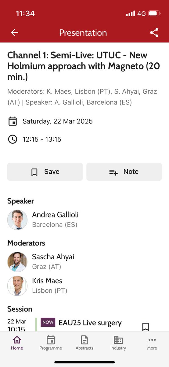 Andrea Gallioli (@agallioli) on Twitter photo Today it is #UTUC conservative treatment day in #EAU25.
Join us during <a href="/eau_yuo/">EAU Young Urologists</a> day & live surgery day to get some tips & tricks on ablative #RIRS
<a href="/Uroweb/">European Association of Urology (EAU)</a> <a href="/AlbertoBreda1/">Alberto Breda</a> <a href="/FPuigvert/">Fundació Puigvert Barcelona</a> <a href="/Luca_Afferi/">Luca Afferi</a> <a href="/joanfundi/">Joan Palou Redorta</a> Today it is #UTUC conservative treatment day in #EAU25.
Join us during <a href="/eau_yuo/">EAU Young Urologists</a> day & live surgery day to get some tips & tricks on ablative #RIRS
<a href="/Uroweb/">European Association of Urology (EAU)</a> <a href="/AlbertoBreda1/">Alberto Breda</a> <a href="/FPuigvert/">Fundació Puigvert Barcelona</a> <a href="/Luca_Afferi/">Luca Afferi</a> <a href="/joanfundi/">Joan Palou Redorta</a>