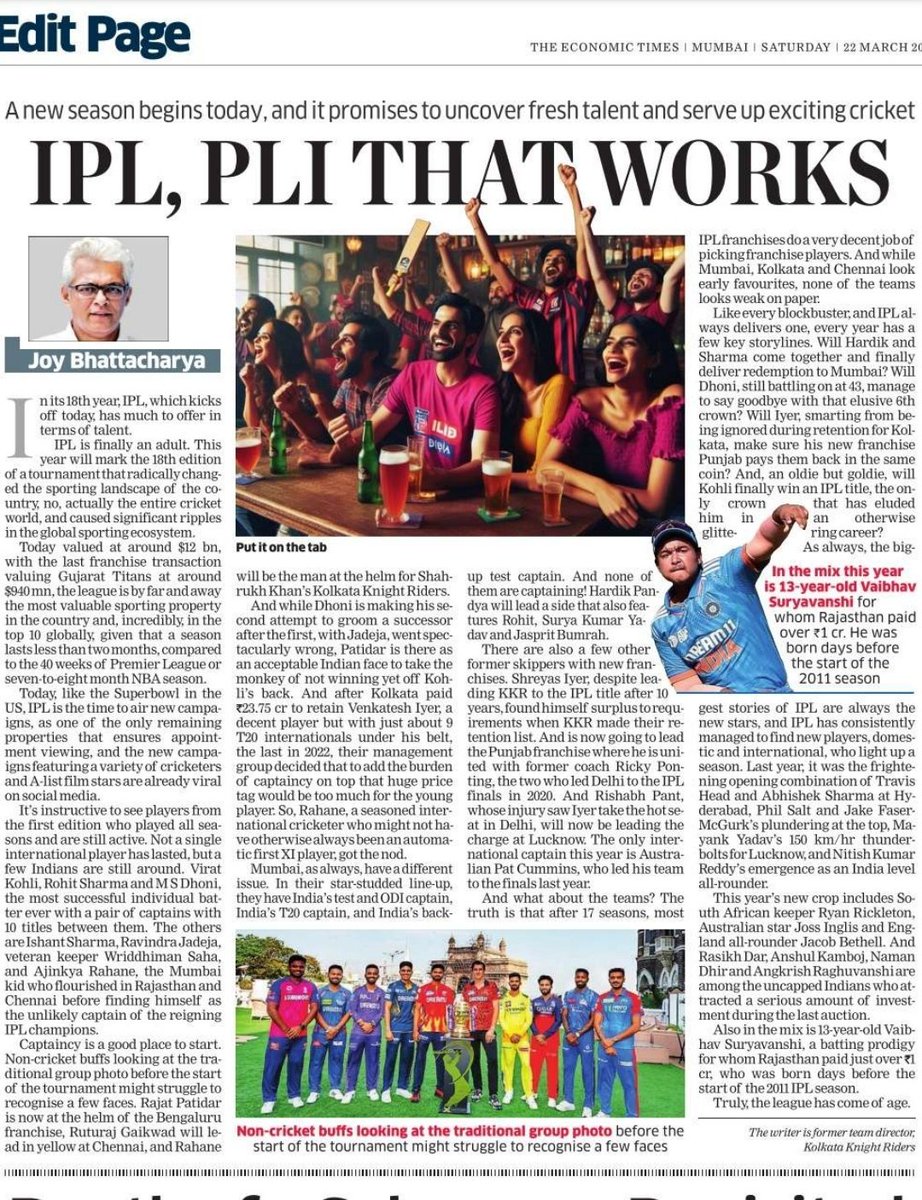 Nadu_unchained's tweet photo. What was i reading in today's ET edition @EconomicTimes #Mar22 @joybhattacharj https://t.co/xHwYtD6c5y