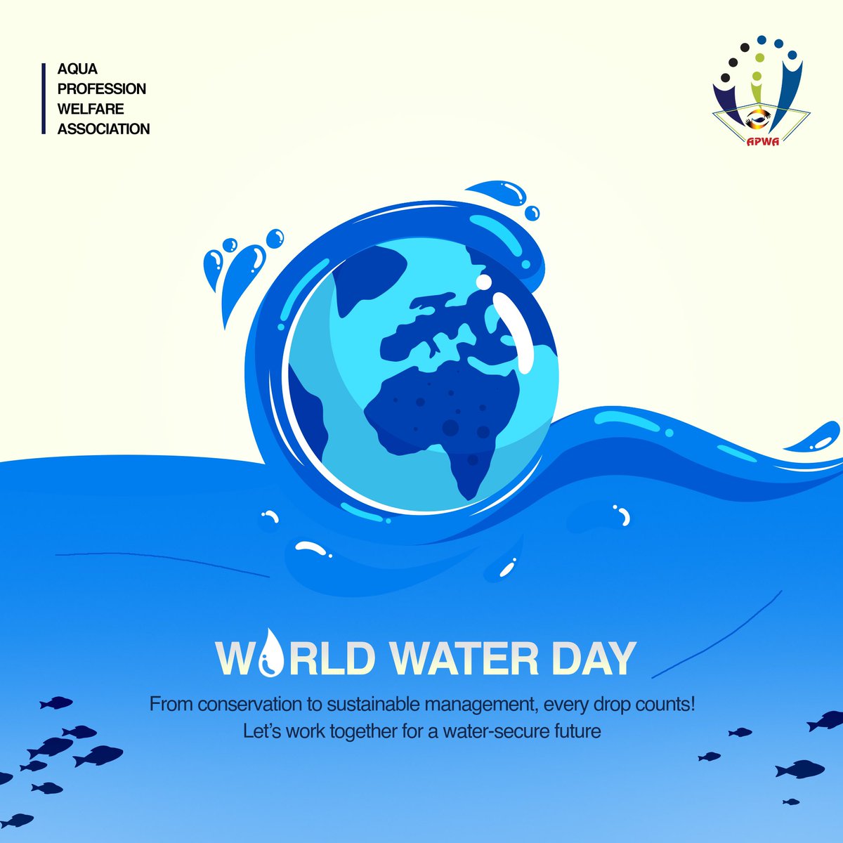 APWA_IN's tweet photo. 🌍💧On this World Water Day, APWA stands united in the mission to conserve, protect, and sustainably manage our precious water resources. Together, we can make a difference in ensuring access to clean and safe water for all. Let’s commit to a future where every drop counts! https://t.co/vUki9ZxCwm
