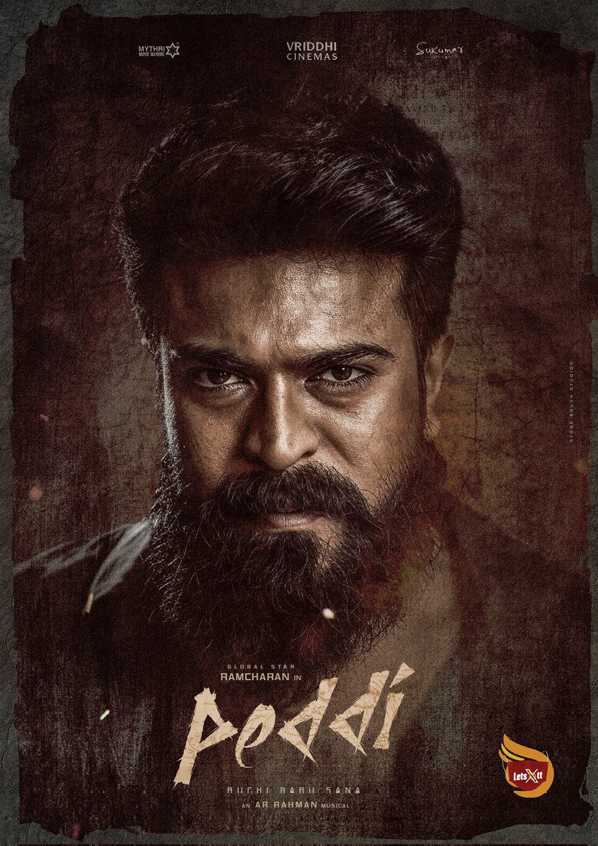 LetsXOtt's tweet photo. #RC16 Is #Peddi 💥🔥@AlwaysRamCharan

Design by @StoneBrush_offl https://t.co/z9NnFciumb