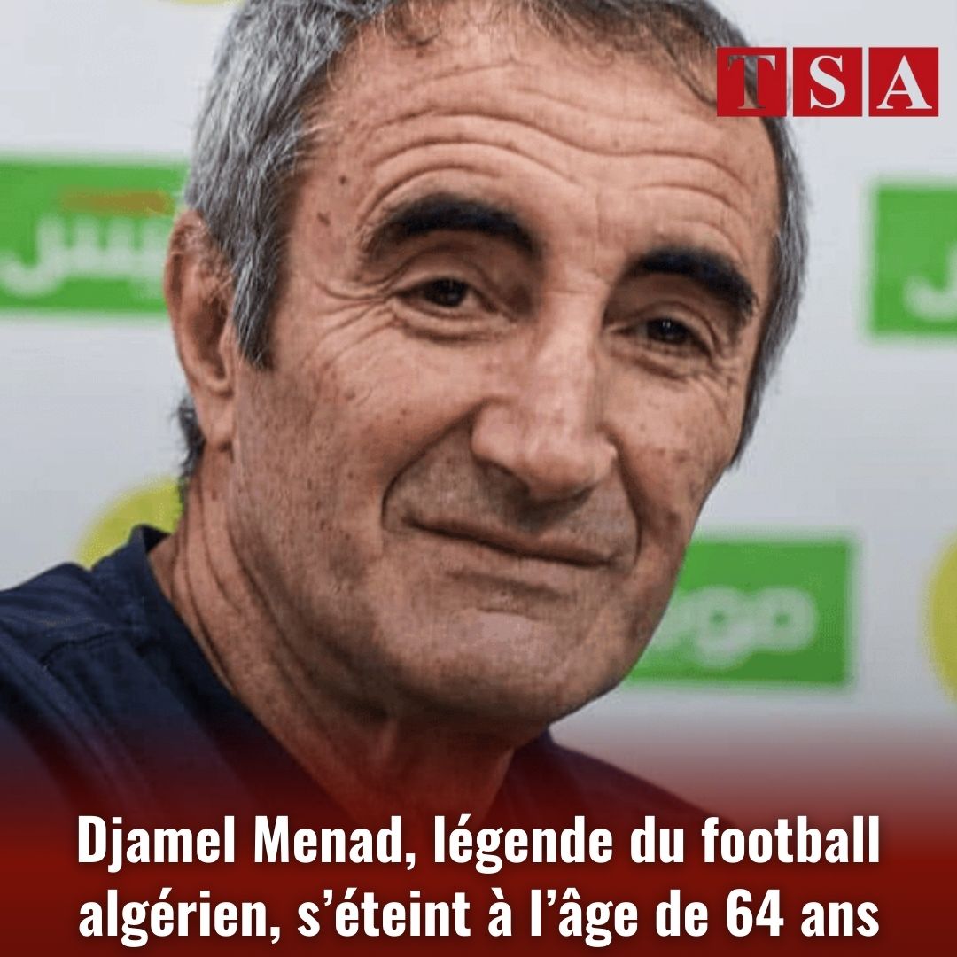 TSAlgerie's tweet photo. Djamel Menad, l’ancien attaquant de la JSK et de l’équipe d’Algérie, s’est éteint ce samedi 22 mars à l’âge de 64 ans. Une autre légende du football algérien tire sa révérence.
➡️ L’article complet dans le premier commentaire https://t.co/mIGn5ikiml