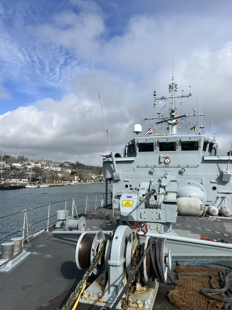 HMS Cattistock (@hmscattistock) on Twitter photo Good Morning Dartmouth! It’s great to be moored in the #RiverDart, we’re looking forward to our visit and to working with <a href="/DartmouthBRNC/">Britannia Royal Naval College</a>.
#Seapower #OneNavy #MaritimeBritain Good Morning Dartmouth! It’s great to be moored in the #RiverDart, we’re looking forward to our visit and to working with <a href="/DartmouthBRNC/">Britannia Royal Naval College</a>.
#Seapower #OneNavy #MaritimeBritain