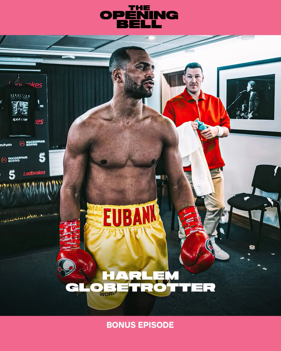 The Opening Bell Podcast (@openingbellpod) on Twitter photo 🎙️ <a href="/HarlemEubank/">Harlem Eubank🥋</a> sits down with us to discuss his latest victory - and his grand plans to conquer the world. He also reveals why he’s preparing for Conor Benn, reflects on his football roots and how his late cousin, Seb, remains by his side.
🎧 Listen: buff.ly/34bsKEK 🎙️ <a href="/HarlemEubank/">Harlem Eubank🥋</a> sits down with us to discuss his latest victory - and his grand plans to conquer the world. He also reveals why he’s preparing for Conor Benn, reflects on his football roots and how his late cousin, Seb, remains by his side.
🎧 Listen: buff.ly/34bsKEK