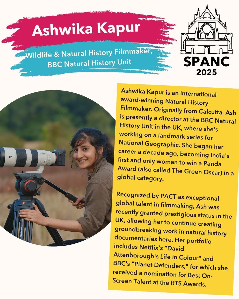 SPAJournalism's tweet image. Breaking news! 🗞️ More speaker announcements...

@AshwikaKapur (BBC Natural History Unit), @naryanbranch (ITV) and @beardedjourno (Bristol24/7) are three more names joining us at #SPANC25.