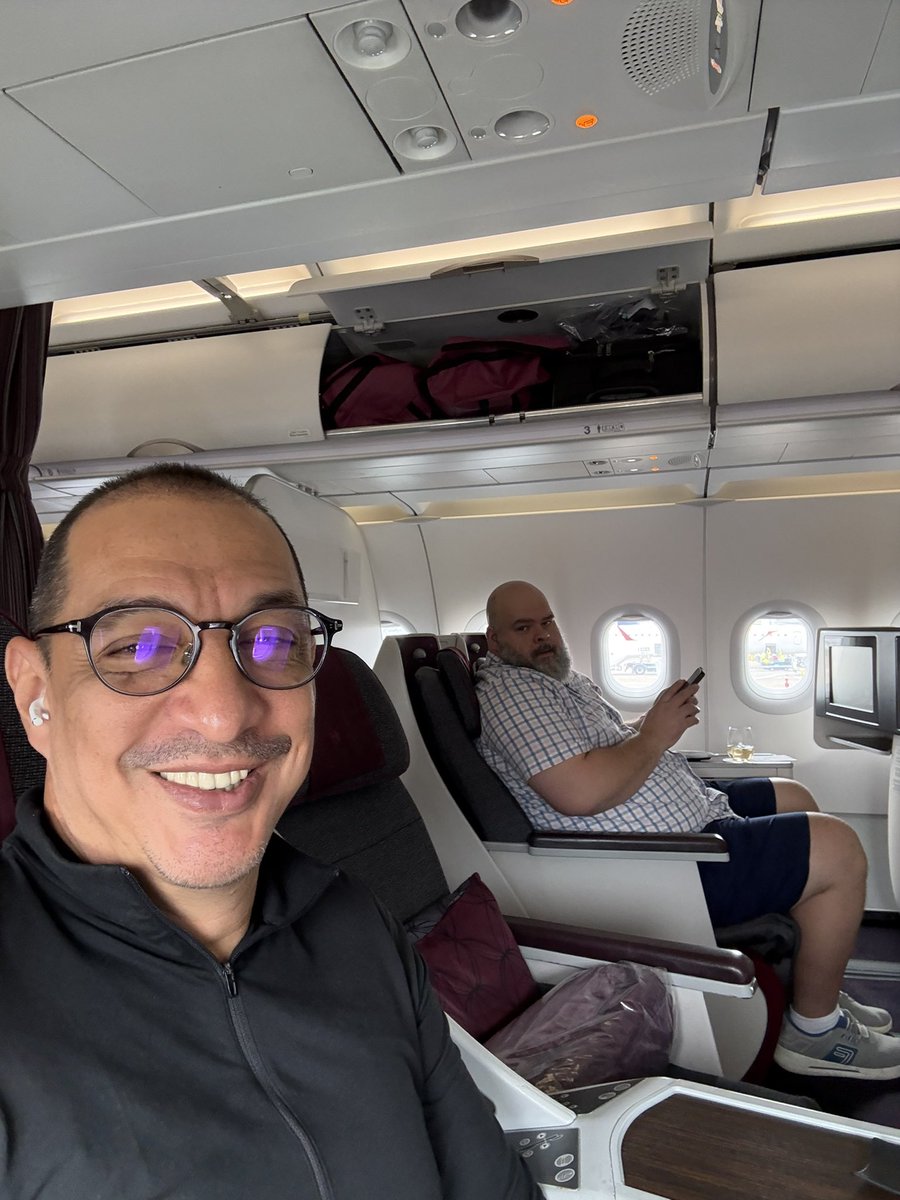 <a href="/pm_roa/">Patrick Roa</a> <a href="/Nomadic_OMD/">Nomadic Aviation Group 🇺🇸</a> Well that’s a wrap! Once again another ferry flight safely completed for a valued loyal customer!

Magic Pat <a href="/pm_roa/">Patrick Roa</a> and I are Asia bound via #DOH this morning. 

Thanks for all the fun and entertaining engagement from everyone! 

#Nomadiclife #Nomadic <a href="/Nomadic_OMD/">Nomadic Aviation Group 🇺🇸</a>
