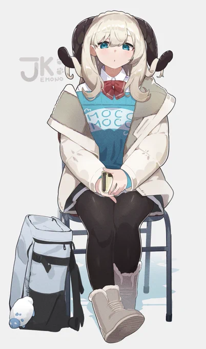 #絵柄が好きって人にフォローされたい モコモコメリノさん 