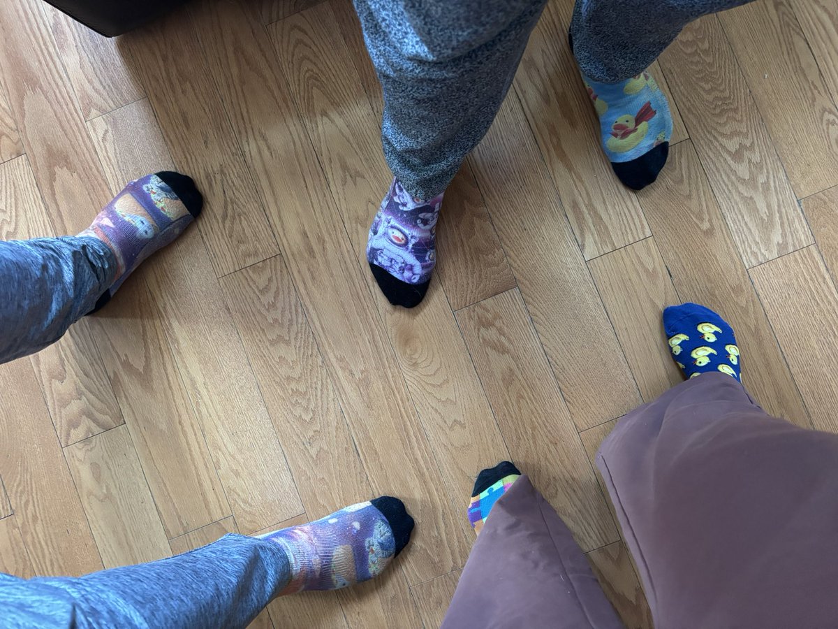 Shonarn68's tweet photo. @TPSMounted So awesome 🤩. We rocked our socks too ! https://t.co/v9GnGG69Fx