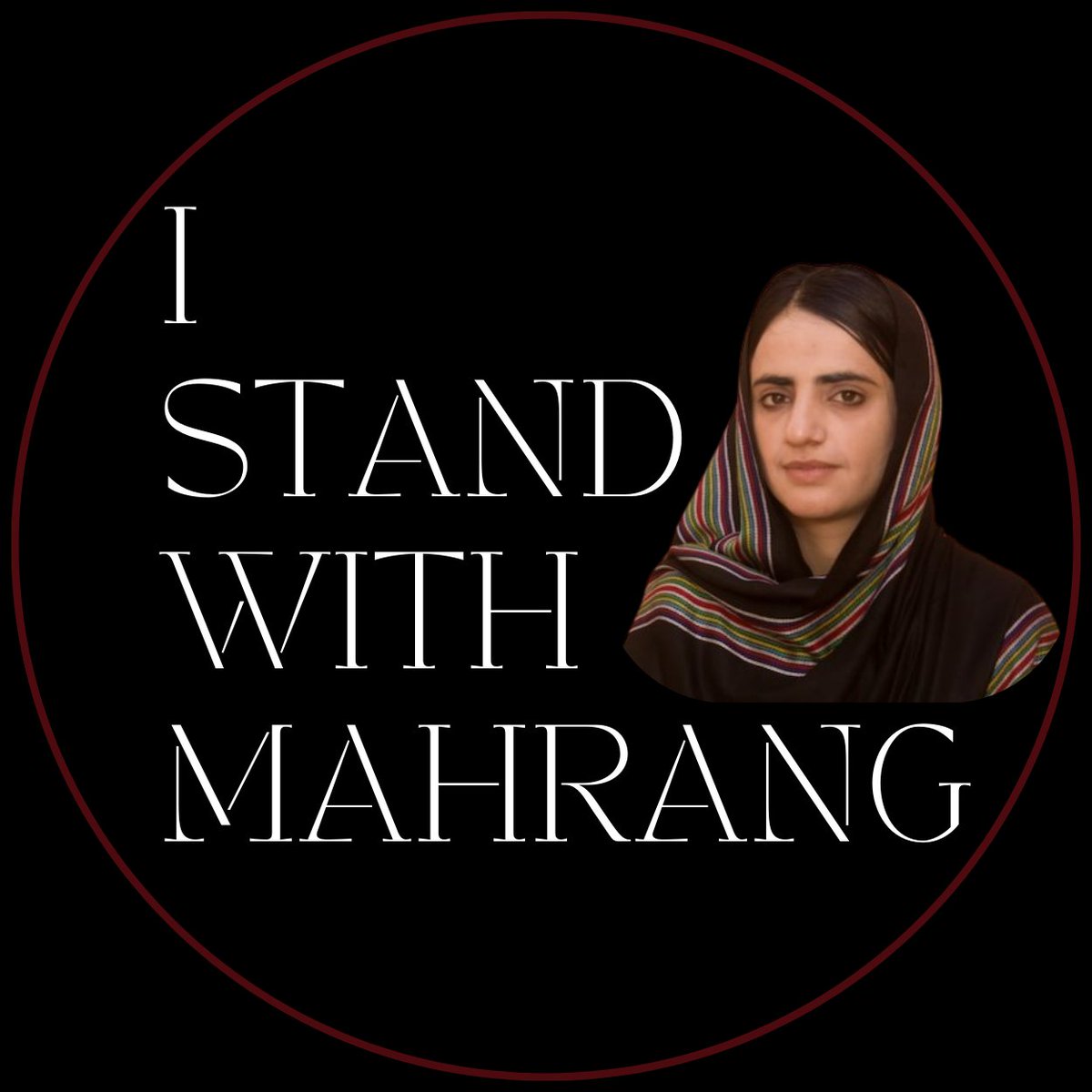 I stand with Mahrang Baloch. Pls share if you do, unfollow if you don't.