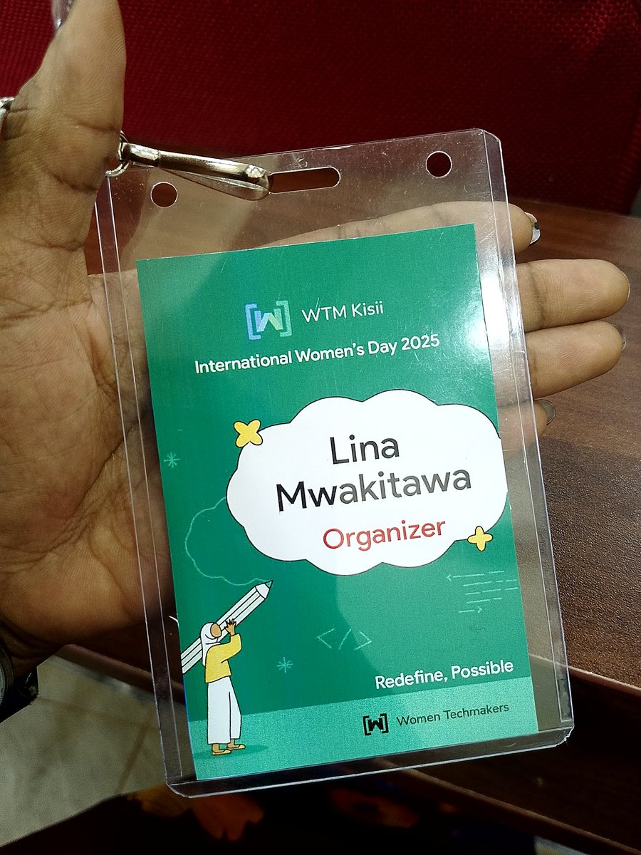 #iwdkisii2025 
<a href="/WtmKisii/">Women Techmakers Kisii</a> 
#Redefinepossible