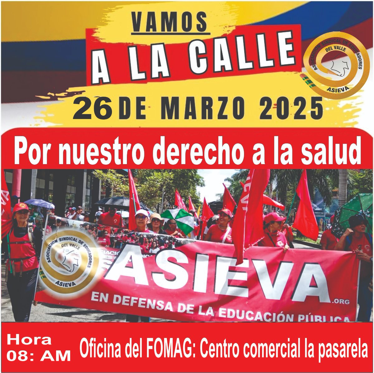 ASOCIACIÓN SINDICAL EDUCADORES DEL VALLE-ASIEVA tweet media