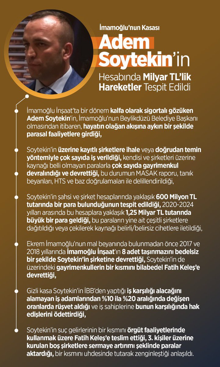 #YolsuzEkoSistemÇöktü

Bu Ekrem cumhurbaşkanı olursa Memleketi kaça satar?