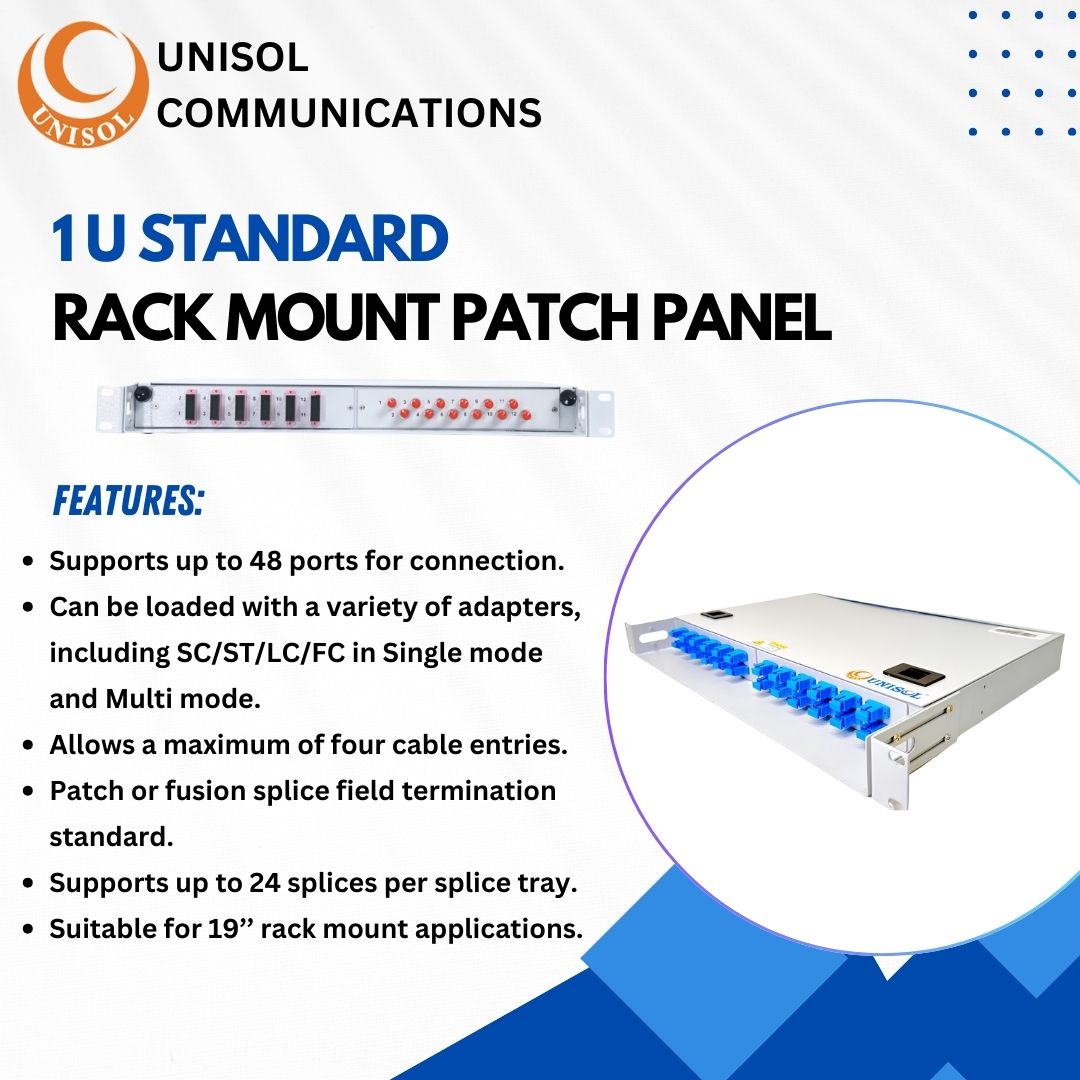 unisolcompany's tweet image. Unisol 24 Port Rack Mount Fiber Patch Panels are compact, efficient, and designed to streamline fiber optic network management.#1URackmount #RackmountPatchPanel #24portrackmountpatchpanel #12portrackmountpatchpanel