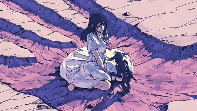#一次創作祭り春の陣2025静かな雰囲気の絵を描いたり、描かなかったりする 