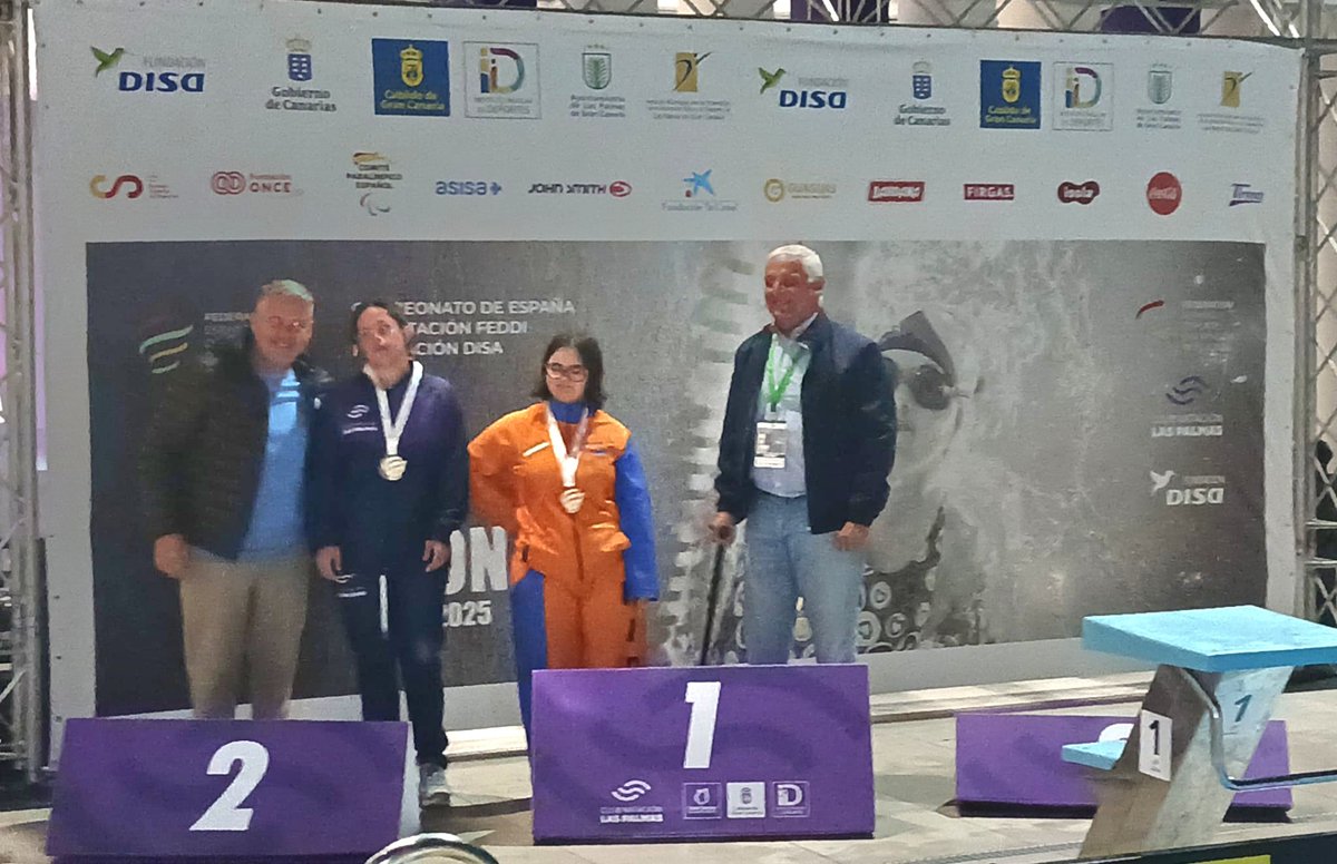 CNFidiasCordoba's tweet photo. Ayer finalizamos la tercera jornada del Cto España Natación Absoluto Feddi, Plata para Elena Martin en 50 braza, Bronce  Ainoa Aguilera en 50 braza y Bronce  Esther de Haro en 100 espalda.
Hoy  a por la cuarta y quinta jornada.
@cordoba_incluye @IMDECO_ @AndaluciaJunta https://t.co/EWcRVWJrab