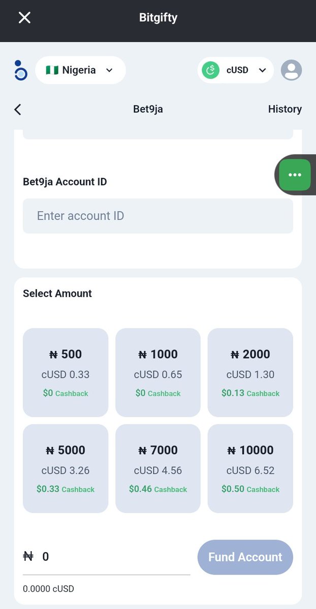 anusie63420's tweet photo. Discovering BitGifty 🎉 has been wonder and joy🥰 to me , Easy to Access, I also receive $0.50💸 dollar Cashback when I top Bet9ja Account, this unending love is too much 🫡.
@BitGifty #BitGifty #CryptoMadeEasy https://t.co/mBanpLjYFe