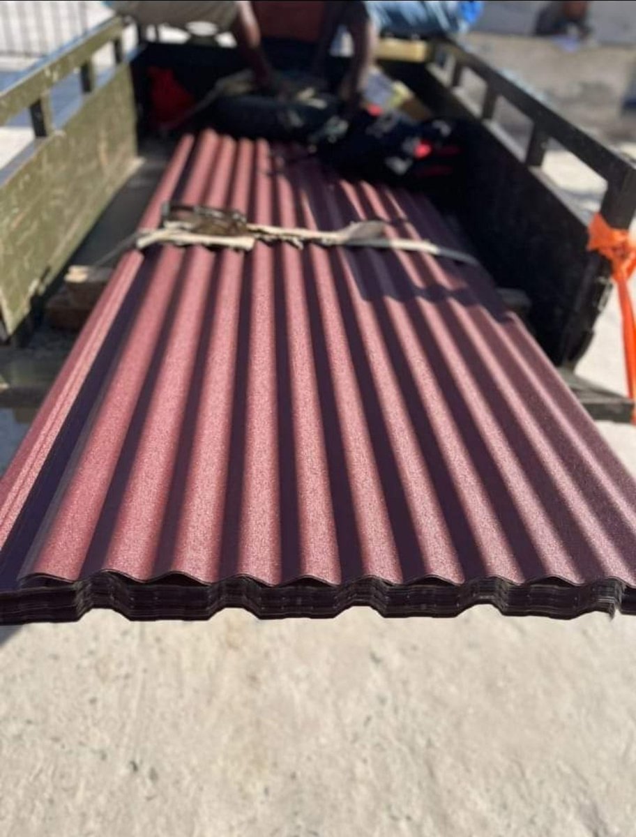 mrmushico's tweet photo. Bati ya  Mgongo mdogo #Corrugated 
Gauge 30
Bundle 16PC's 
Tsh 470k
Popote ulipo Tanzania tunakutumia bila gharama yoyote ya usafiri. 

Wateja wangu wa mbeya bati hii mtaipata kwa bando tsh 430k 

Contact 0678 013 639 

#mabati #Alaf #Sunbank https://t.co/1eZlmtVSw0