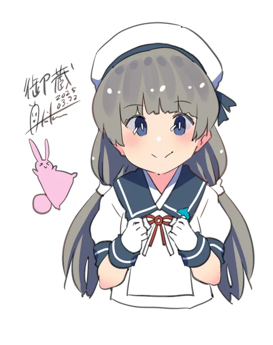 『みくらくらくらみくらちゃん』#艦これ #御蔵#艦これ版深夜の真剣お絵描き60分一本勝負#艦これ版真剣お絵描き60分一本勝負_20250322 