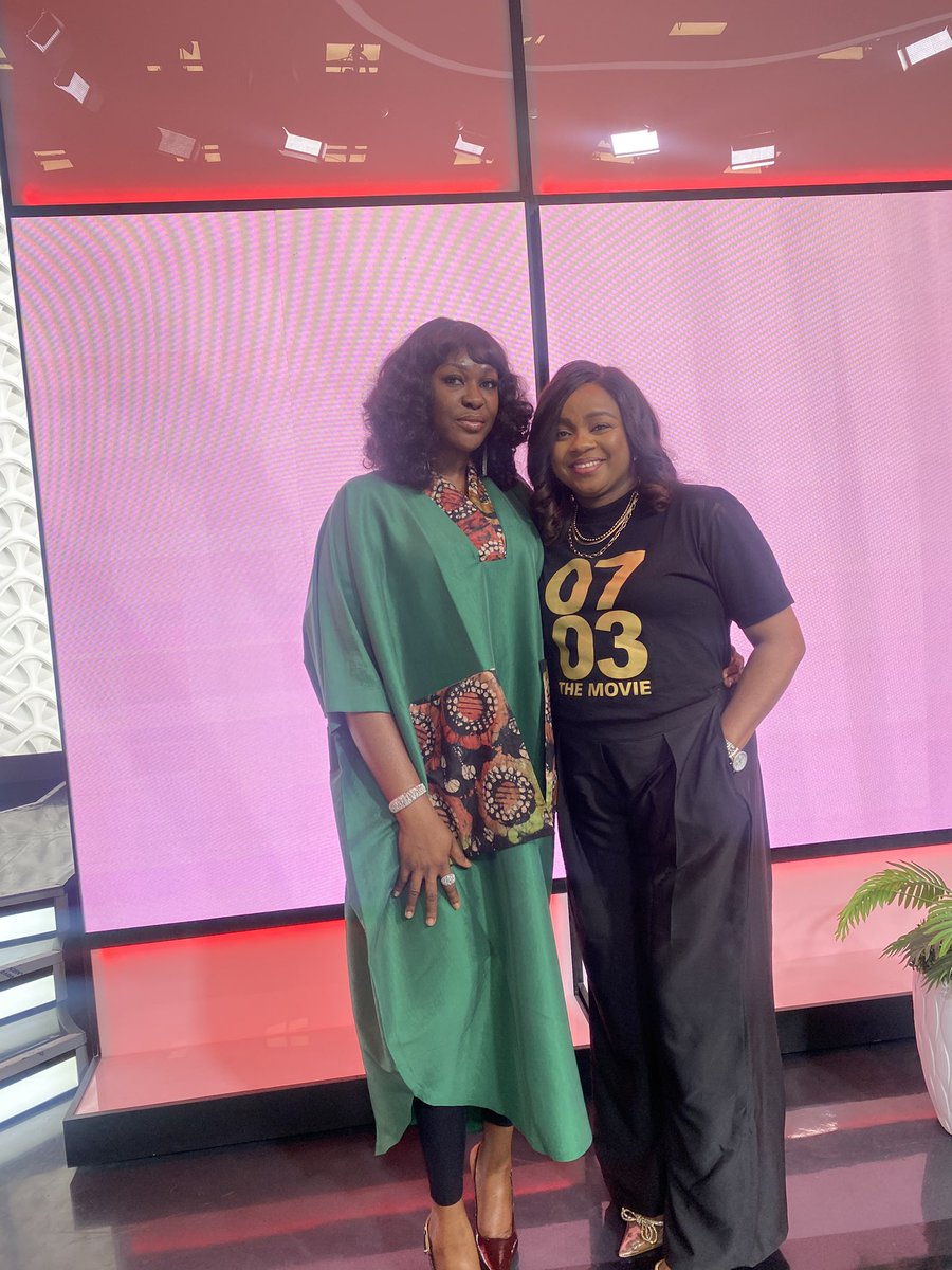 TVCconnect's tweet photo. The ladies enjoy better time with renowned child psychologist &amp; filmmaker, Folasade Osibo! 💃🏽✨ Na premium gist full ground!

Missed out? Catch up on all di gist for our YouTube channel TVC Entertainment! 

#yourviewpidgin 
#tvcentertainment https://t.co/PL3ZBVk14R