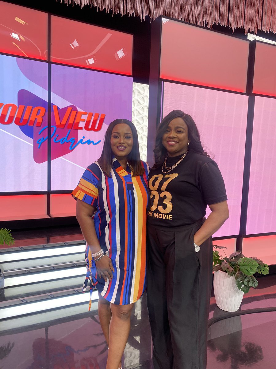TVCconnect's tweet photo. The ladies enjoy better time with renowned child psychologist &amp; filmmaker, Folasade Osibo! 💃🏽✨ Na premium gist full ground!

Missed out? Catch up on all di gist for our YouTube channel TVC Entertainment! 

#yourviewpidgin 
#tvcentertainment https://t.co/PL3ZBVk14R