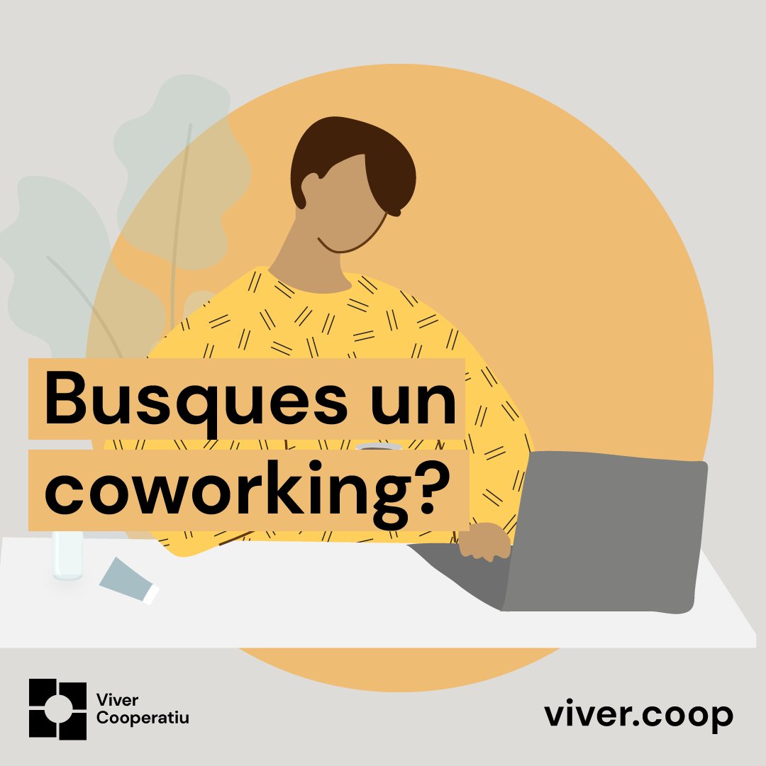 🤝El Viver Cooperatiu de Nou Barris és un espai de cotreball cooperatiu.

🖥 És un #coworking per a cooperatives, freelance i assalariats, gestionat de manera democràtica i que aplica els principis de l'economia social.

CONTACTA ja! 👉viver.coop/coworking/