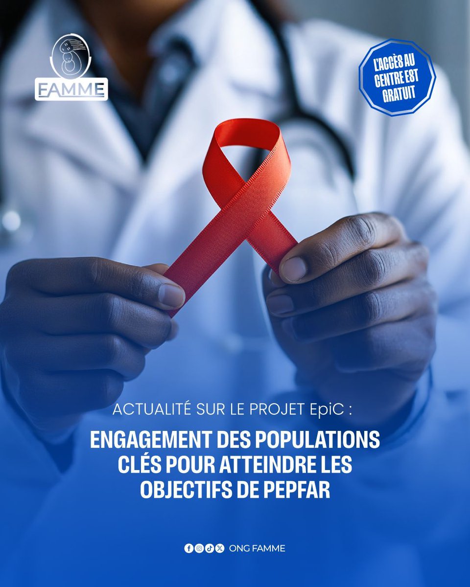 ONGFAMME's tweet photo. Le Projet EpiC ( Meeting Targets andMaintening Epidemic Control ), financé par PEPFAR et mis en œuvre par FHI 360 , continue d'innover pour répondre aux besoins des populations clés dans la lutte contre le VIH/SIDA. https://t.co/xhRraveWDA