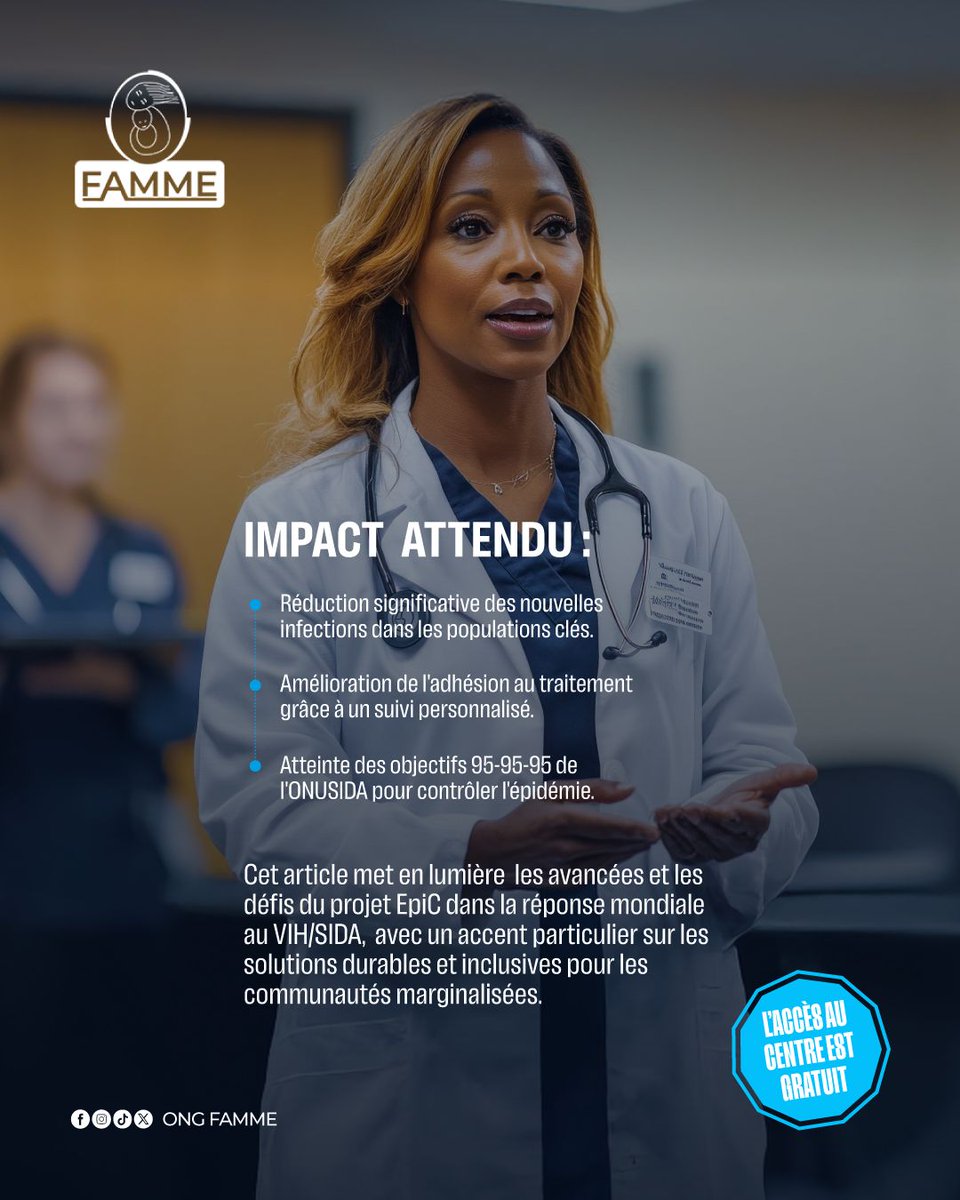ONGFAMME's tweet photo. Le Projet EpiC ( Meeting Targets andMaintening Epidemic Control ), financé par PEPFAR et mis en œuvre par FHI 360 , continue d'innover pour répondre aux besoins des populations clés dans la lutte contre le VIH/SIDA. https://t.co/xhRraveWDA