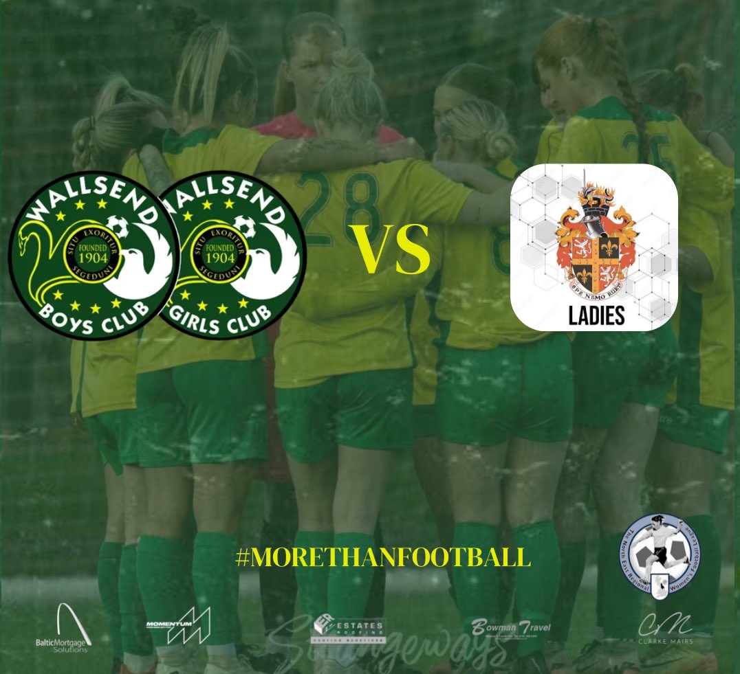 Wallsend BC Women (@wallsendbcwomen) on Twitter photo Our firsts welcome <a href="/MoorsLadies/">Spennymoor Town Ladies</a> to Kirkley Park tomorrow in what should be an entertaining spectacle.
๐ Spennymoor Town Ladies
๐ Kirkley Park, NE28 8SX
โฝ๏ธ 2pm Kick Off
๐๏ธ Free admission
๐ <a href="/NERWFL/">NERWFL</a> - Premier
It would be great to see you there!
โฝ๏ธ๐๐
#MoreThanFootball Our firsts welcome <a href="/MoorsLadies/">Spennymoor Town Ladies</a> to Kirkley Park tomorrow in what should be an entertaining spectacle.
๐ Spennymoor Town Ladies
๐ Kirkley Park, NE28 8SX
โฝ๏ธ 2pm Kick Off
๐๏ธ Free admission
๐ <a href="/NERWFL/">NERWFL</a> - Premier
It would be great to see you there!
โฝ๏ธ๐๐
#MoreThanFootball