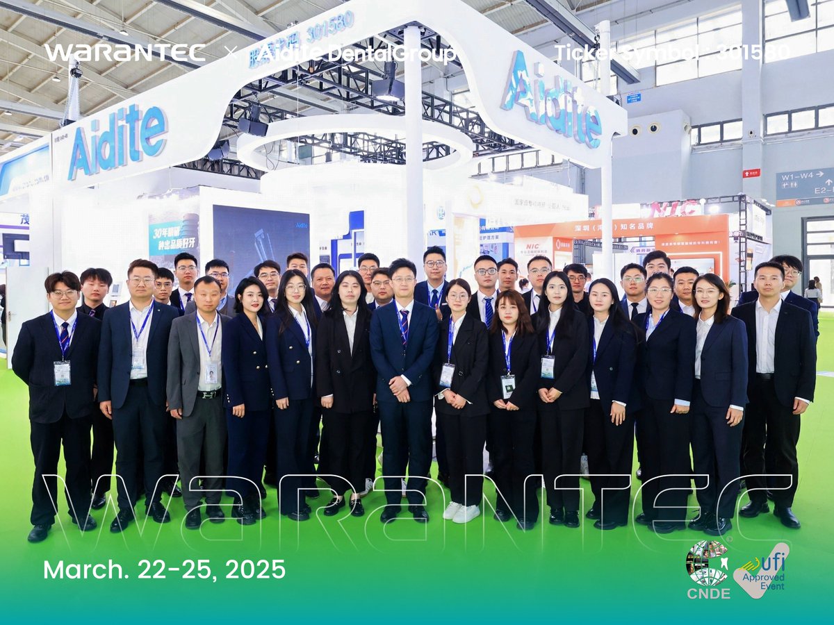 warantec's tweet photo. 🚀WARANTEC × CNDE2025 – Day 1! 
👐Visit our booth to explore cutting-edge solutions for precision implantology and seamless digital workflows!
🥰 Booth: Hall E1 L43-L48
📅 Date: March 22-25, 2025
🏠 Location: Area E, Shenyang International Exhibition Center, Shenyang https://t.co/UpOW56VitH