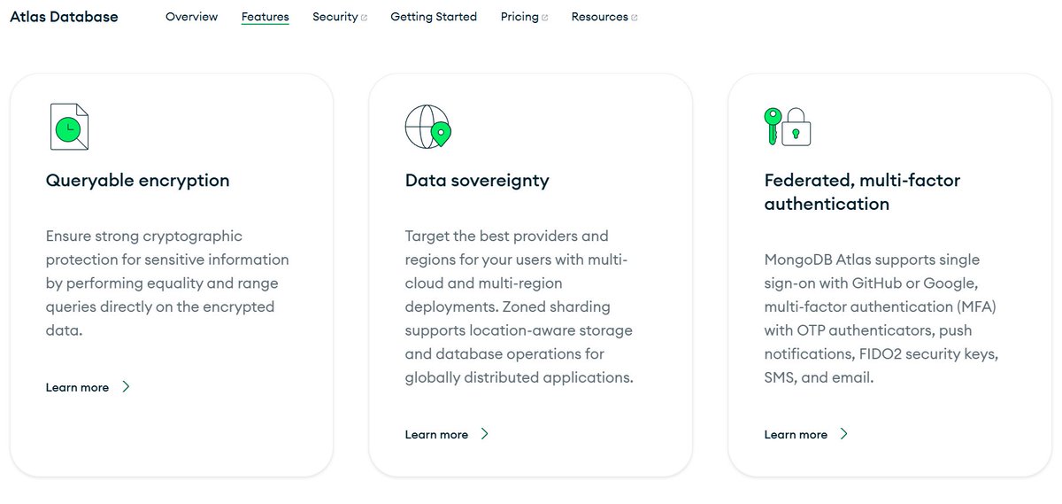 GearUp_X's tweet image. 2/ $0 Database — @MongoDB Atlas 🗂️
Think you need expensive servers? Nope.
@MongoDB offers a free tier that scales. Store millions of records—without paying a dime.
Big data, big profits—at zero cost.
#database #freeDatabase #mongodb