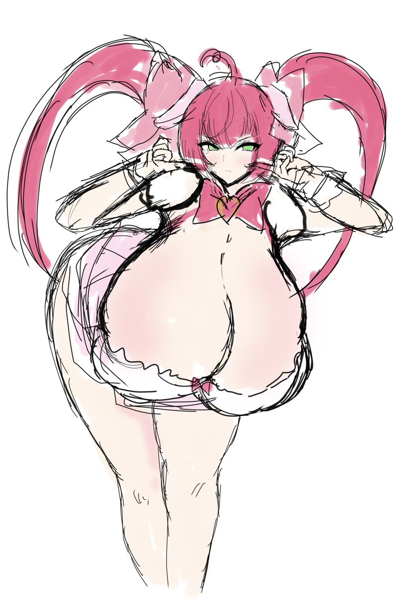 ワイもうわキツ魔法少女ババア描きたいんじゃ…_φ(・_・ラフ〜 