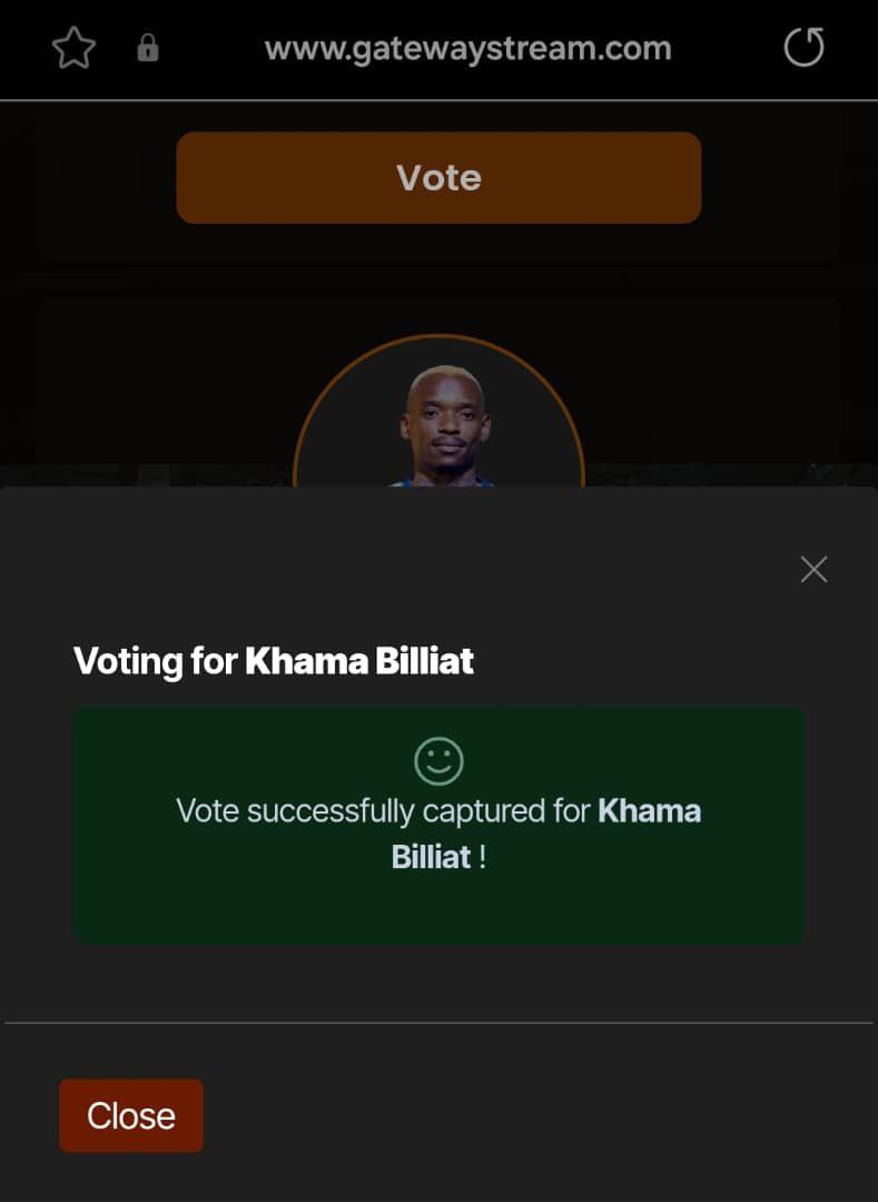Official Khama Billiat tweet media