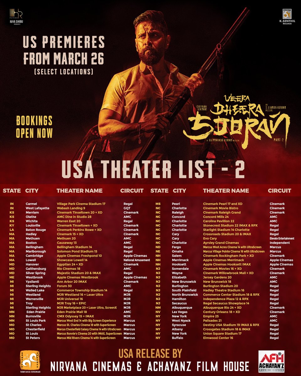 Nirvana Cinemas tweet media