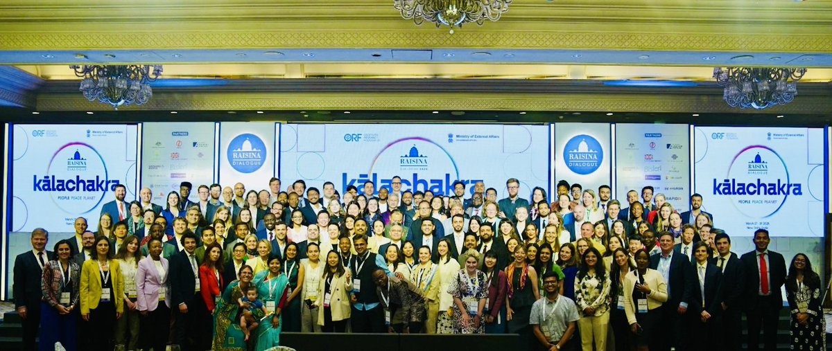 Samir Saran (@samirsaran) on Twitter photo As is now a tradition, on the last evening of the <a href="/raisinadialogue/">Raisina Dialogue</a> the Hon’ble Foreign Minister <a href="/DrSJaishankar/">Dr. S. Jaishankar</a> engaged the current batch of Raisina young fellows and nearly 130 alumni who had returned for the dialogue
It was a super evening of food and conversations <a href="/MEAIndia/">Randhir Jaiswal</a> As is now a tradition, on the last evening of the <a href="/raisinadialogue/">Raisina Dialogue</a> the Hon’ble Foreign Minister <a href="/DrSJaishankar/">Dr. S. Jaishankar</a> engaged the current batch of Raisina young fellows and nearly 130 alumni who had returned for the dialogue
It was a super evening of food and conversations <a href="/MEAIndia/">Randhir Jaiswal</a>