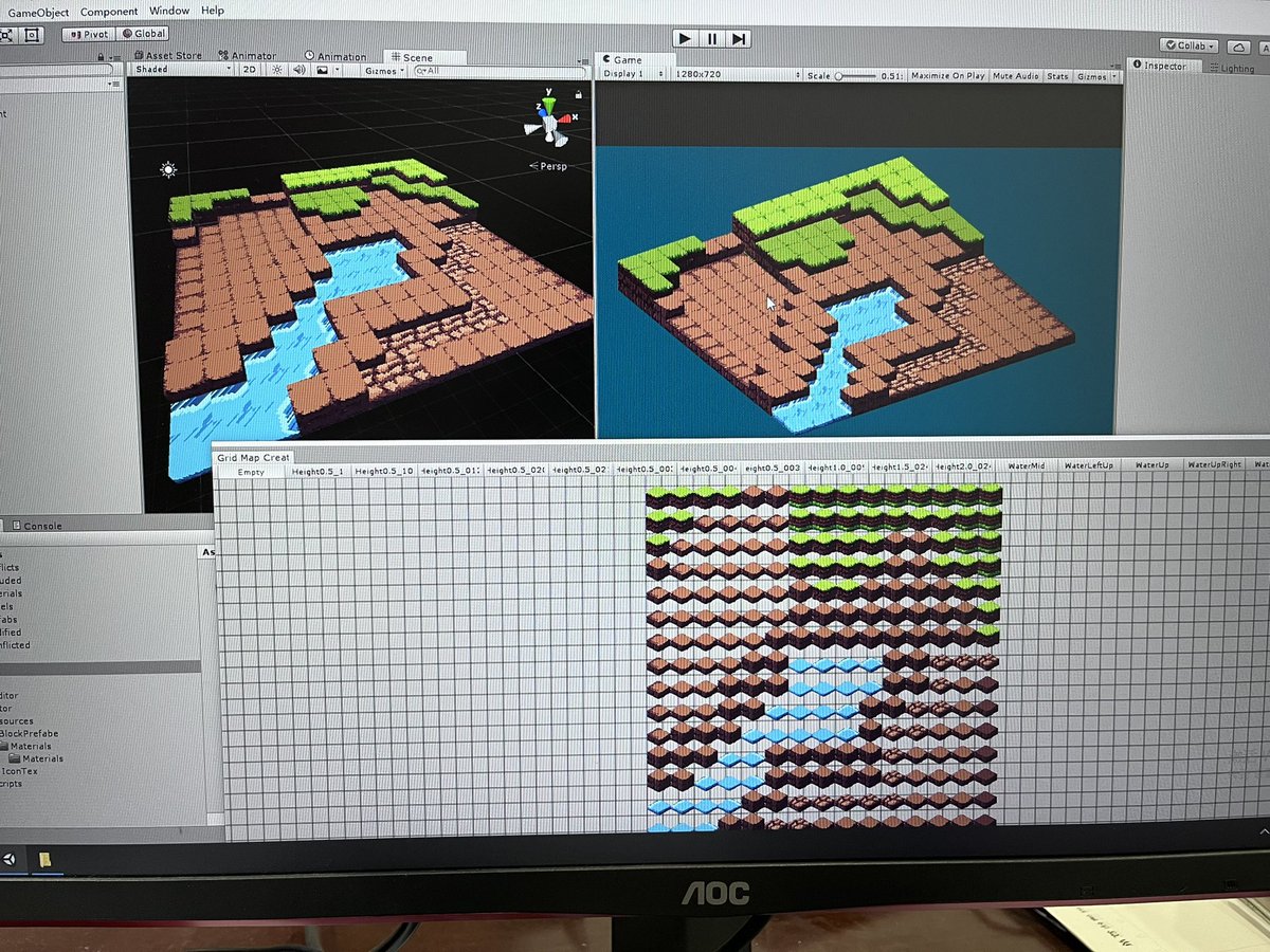 YangBin_PWalker's tweet image. I made a isometric Tactics custom map editor for my next project