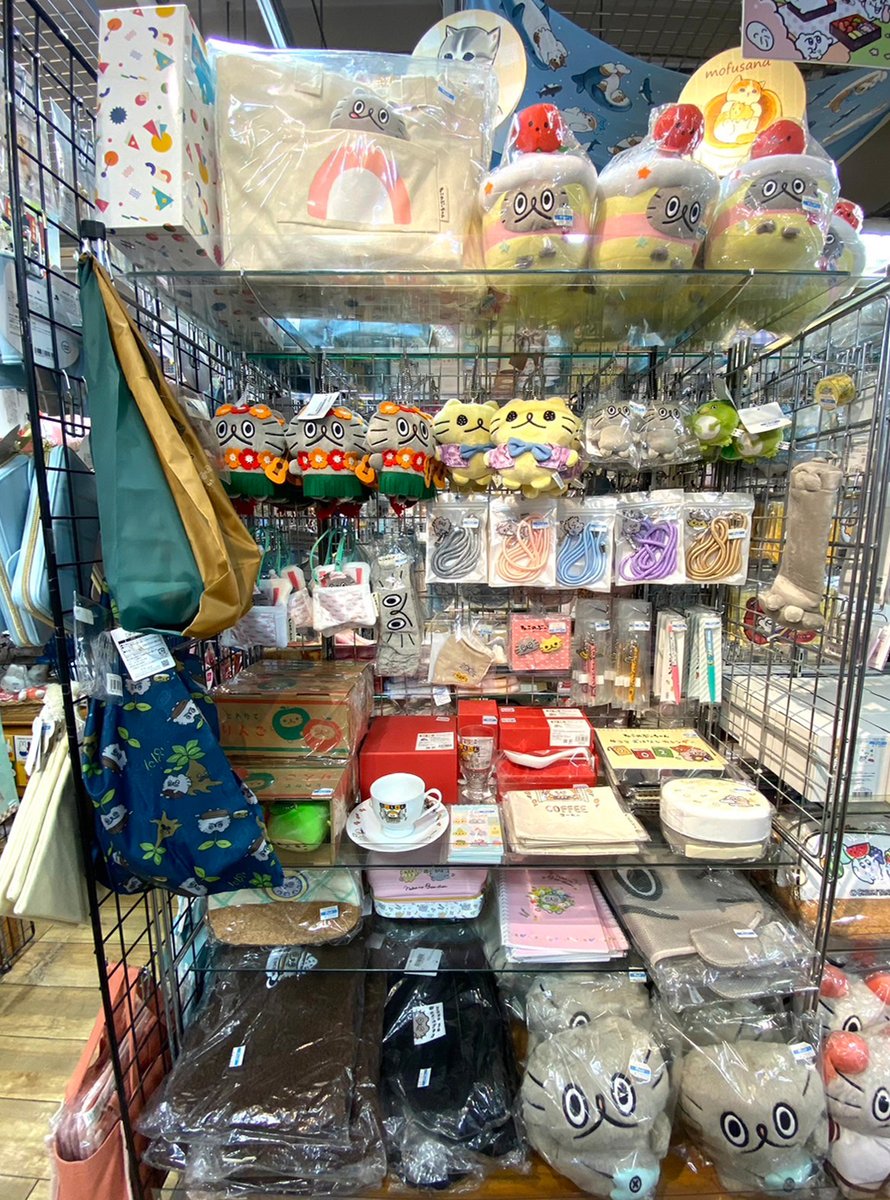 地階売場に「#ねこのぶーちゃん」「#ちみたん」の新商品がたくさん入荷