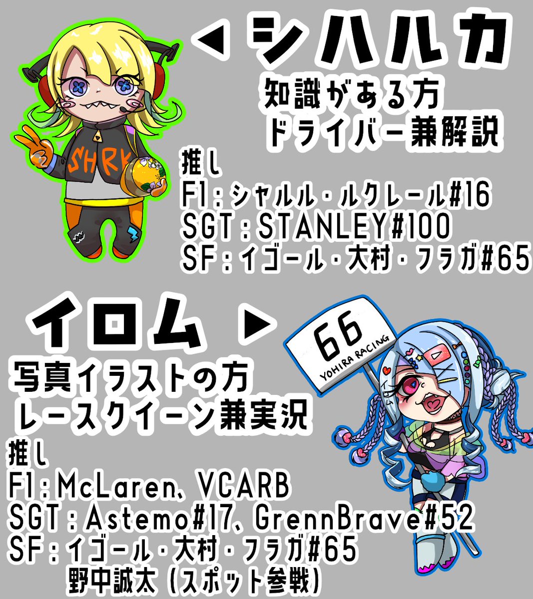 IROM_games's tweet photo. モータースポーツ📷好きの皆さん！
 夫婦で活動している、ヨヒラレーシングchの登録をお願いします📷

#F1、#SuperGT、#SuperFormula の同時視聴配信が今年も始まる！
画面をより見やすくアップデート中。
レースゲームもしているし、語りたい人も是非おいで！

https://t.co/mtEZz2QjuK https://t.co/RmKRhEzwGU