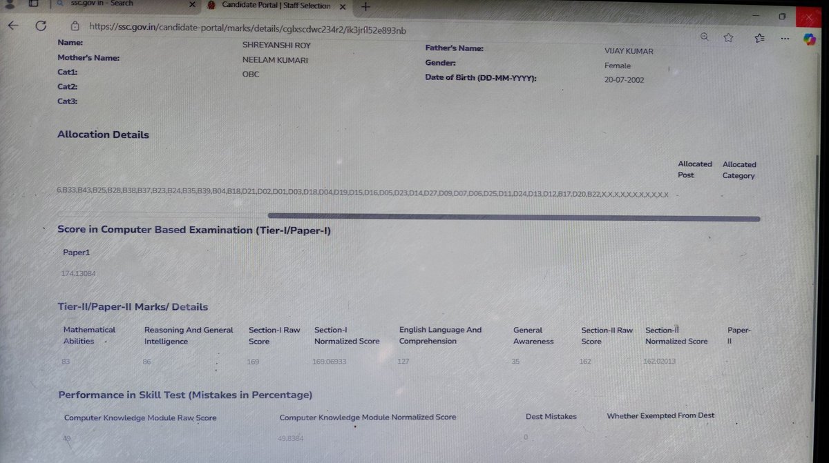 roy143301's tweet photo. 331 laane wala not selected but 263,272,260 laane wale select ho gye. Wah re SSC!
#ssc_cgl_scam
#ssc_revise_result
#ssc_wrong_question
#ssc_answer_change
#ssc_reforms_normalisation
@RahulGandhi
@pappuyadavjapl
@PMOIndia
@TheLallantop
@timesofindia
@the_hindu
@IndianExpress https://t.co/V9h40EFMYj